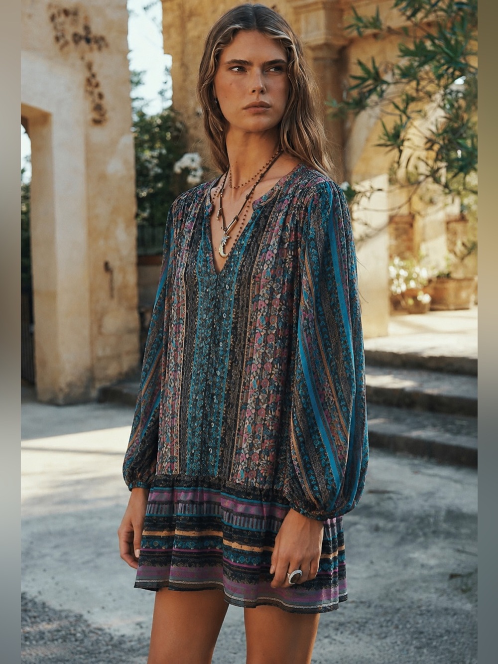 SOFT SURROUNDINGS Boho Tunic Dress
